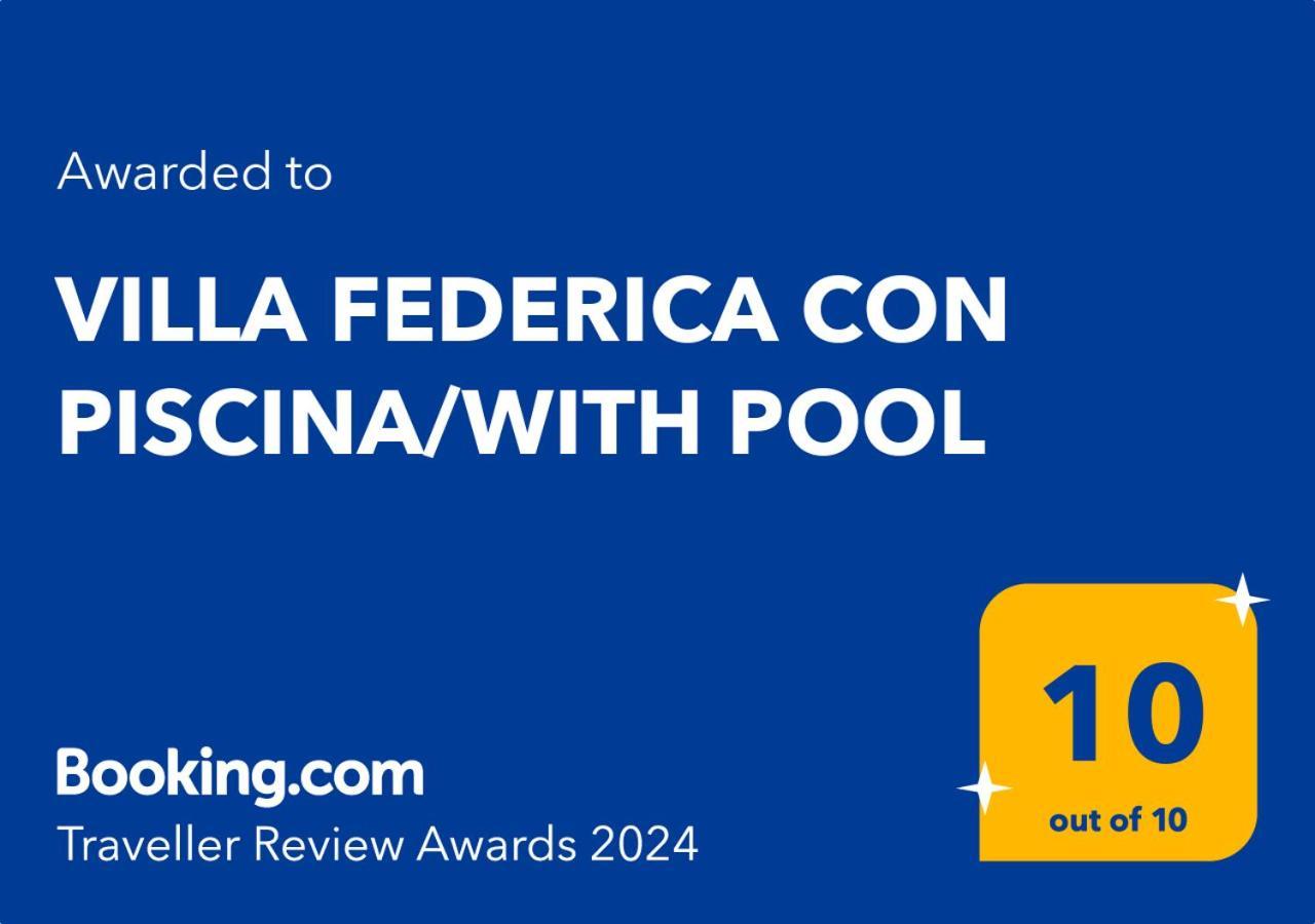 Villa Federica Con Piscina/With Pool Santa Maria Del Focallo Exteriér fotografie
